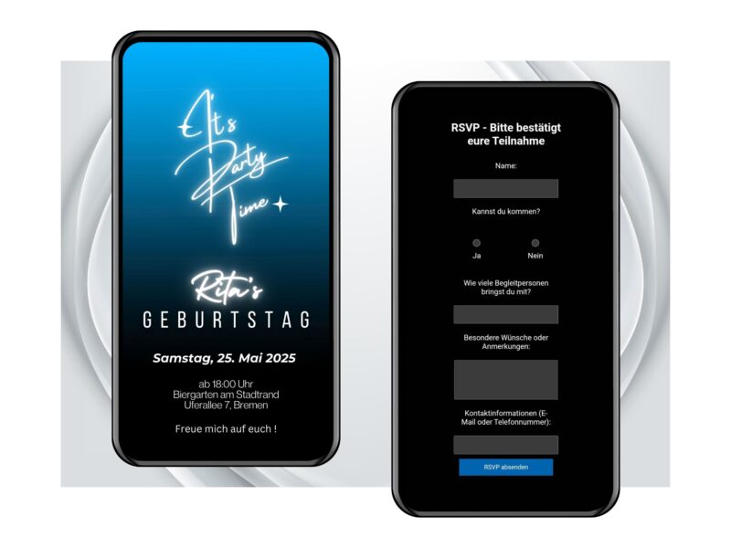 Interaktive eCards mit RSVP-Option