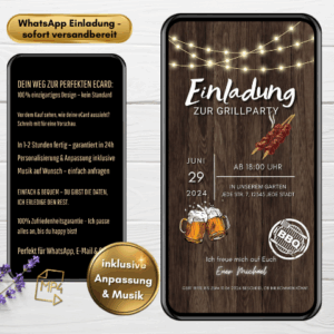 Einladung Grillparty