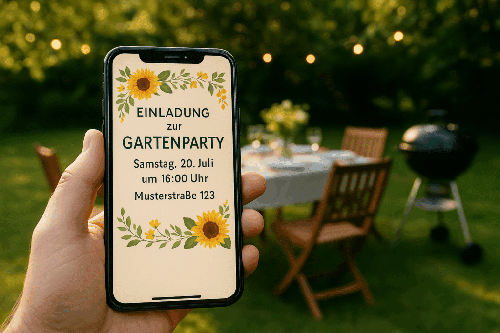 Einladung Sommerfest Vorlagen