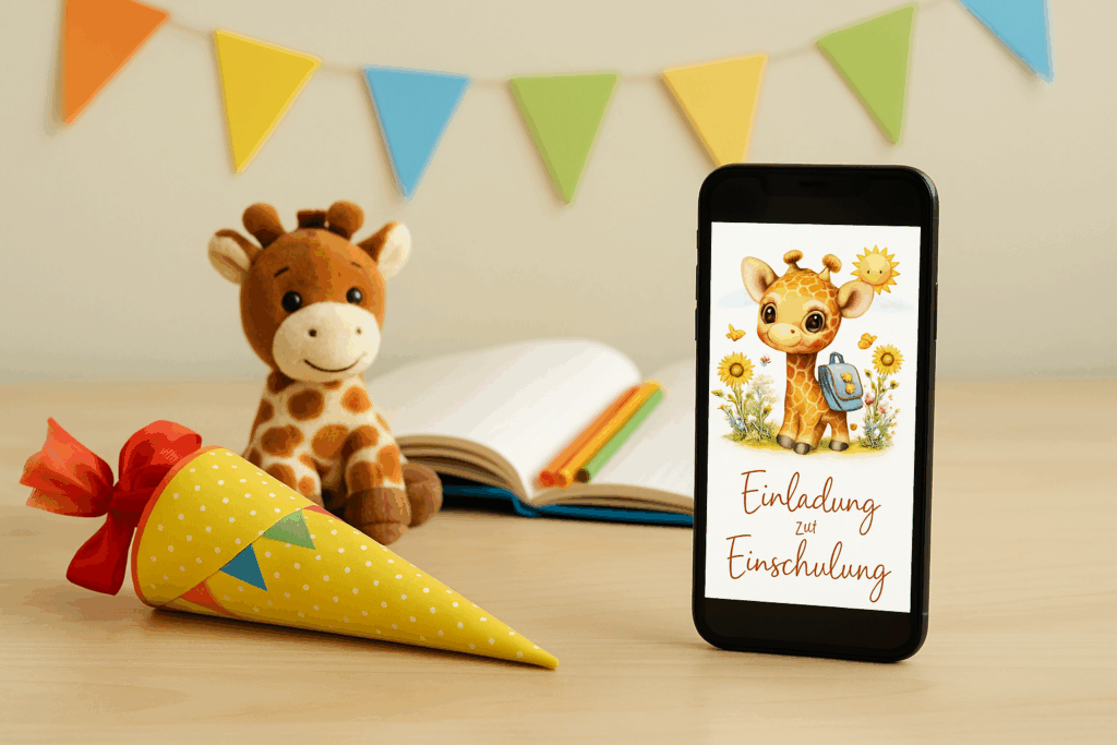Einladungen zur Einschulung